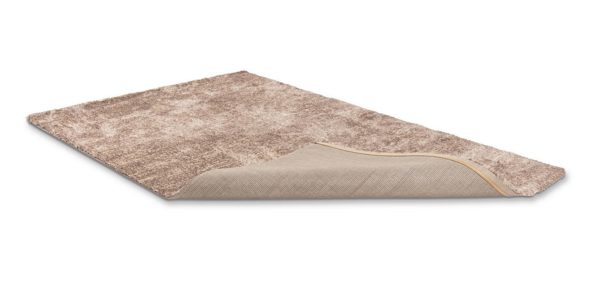 HOCHFLORTEPPICH 133/190 cm Salerno Taupe  - Taupe, KONVENTIONELL, Textil (133/190cm) - Novel