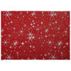 TISCHSET STAR Textil Rot 33/48 cm  - Rot, Basics, Textil (33/48cm) - X-Mas