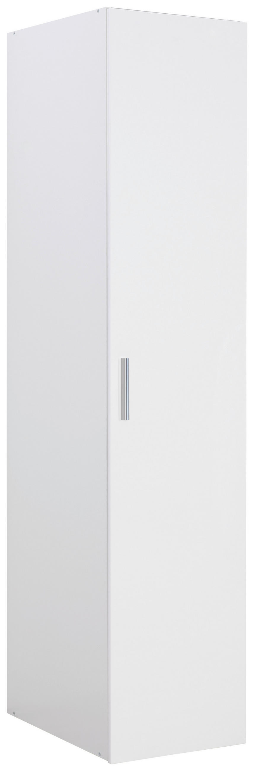 SKŘÍŇ NA ODĚV, bílá, 50/185/40 cm - bílá/barvy chromu, Design, kompozitní dřevo/plast (50/185/40cm) - Xora