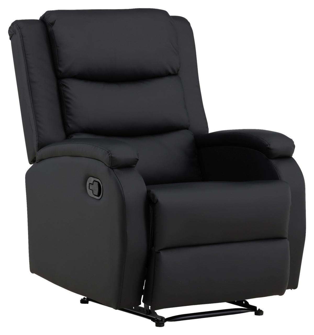 FERNSEHSESSEL in Schwarz  - Schwarz, Basics, Textil/Metall (74/103/92cm) - Livetastic