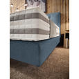 BOXSPRINGBETT 160/200 cm  in Blau  - Blau, KONVENTIONELL, Holz/Textil (160/200cm) - Dieter Knoll