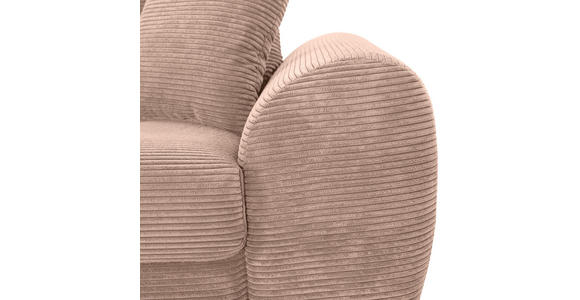 BIGSOFA Cord Altrosa  - Eichefarben/Altrosa, KONVENTIONELL, Holz/Textil (270/72/109cm) - Carryhome