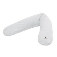 STILLKISSEN 190 cm Terra Musselin   - Hellgrau, Basics, Textil (190cm) - Zöllner