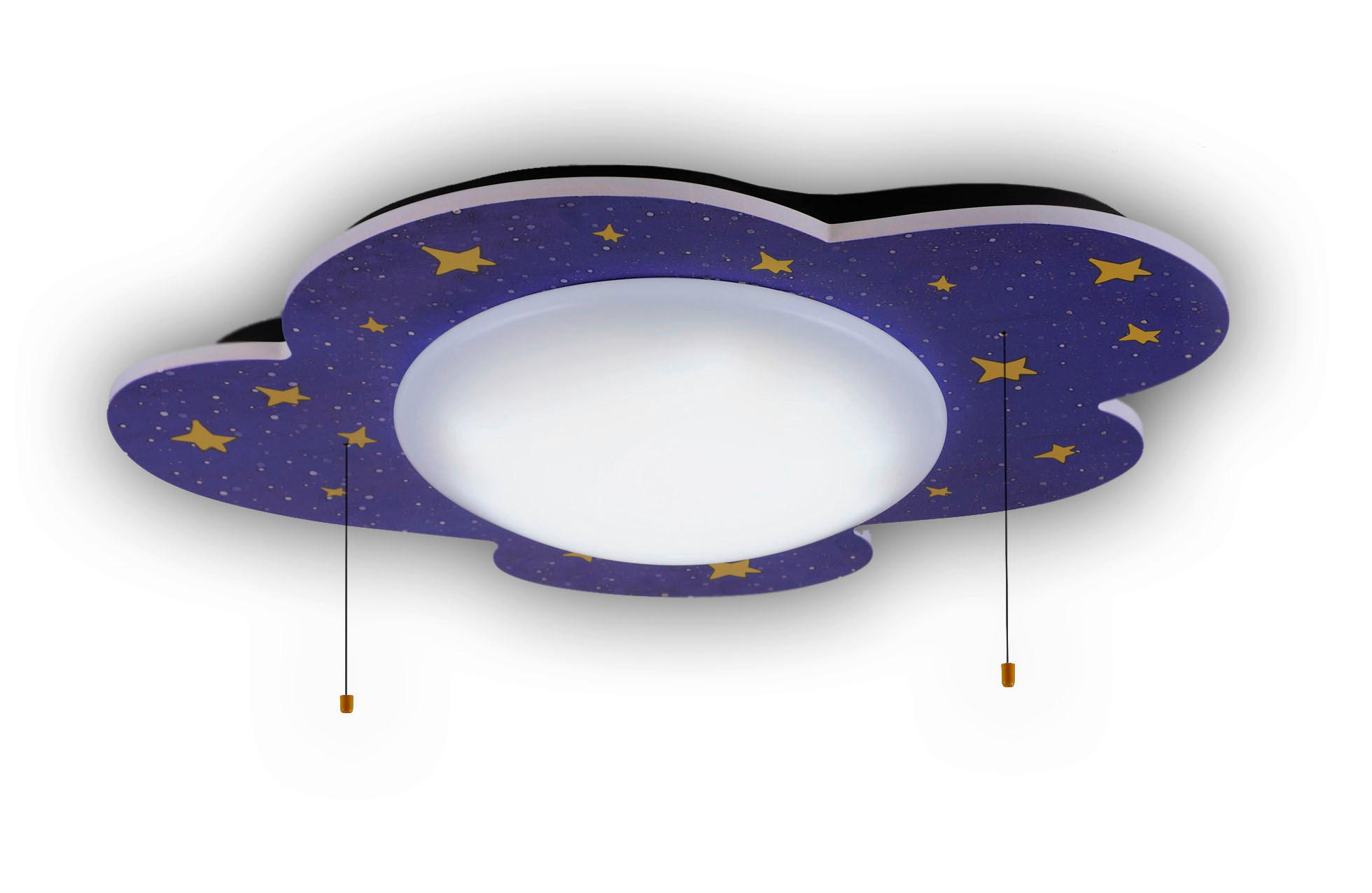 KINDERDECKENLEUCHTE 74/57/10 cm   - Multicolor, Design, Holz/Kunststoff (74/57/10cm) - Niermann
