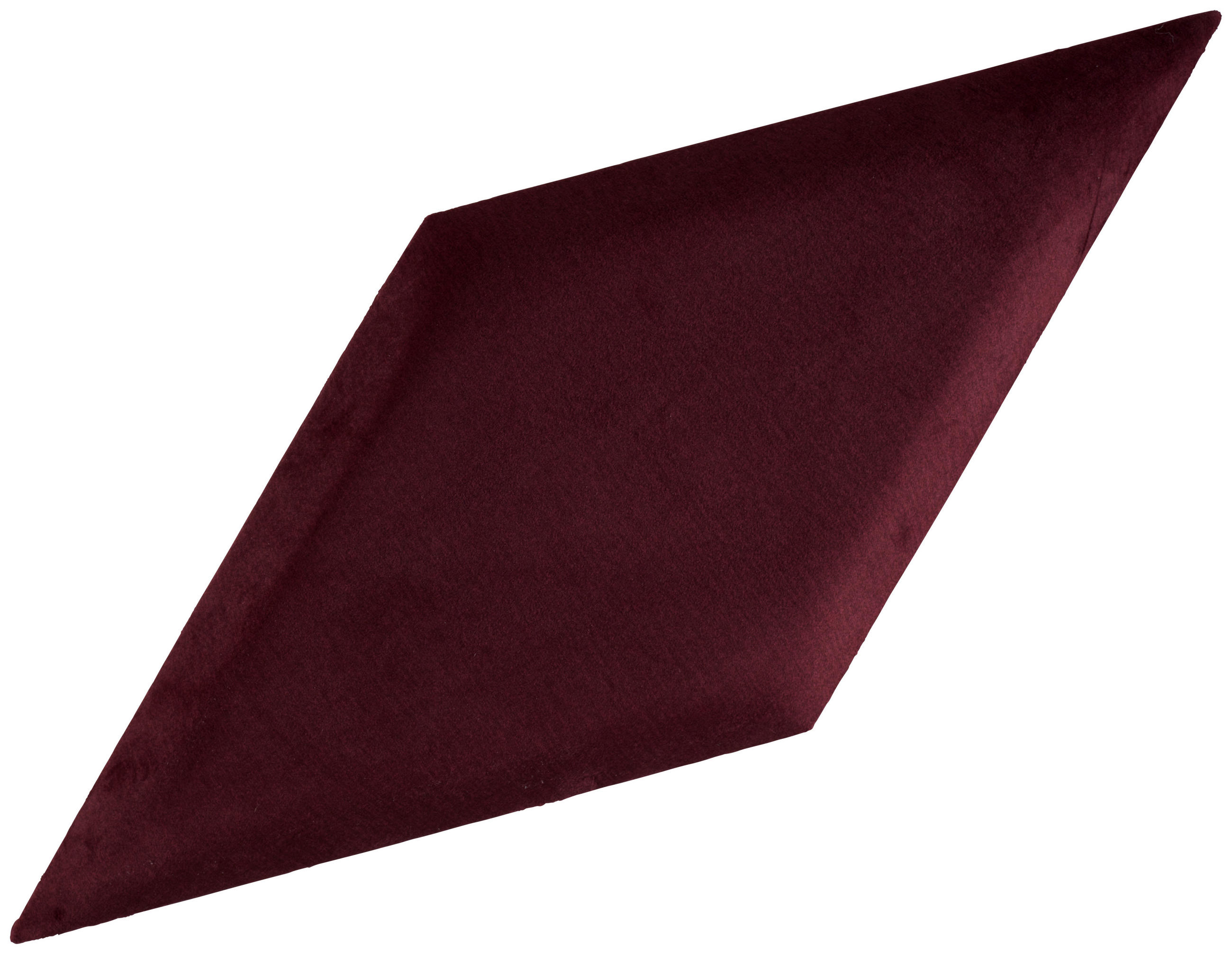 Wandpolster 2er-Set 29,5x59 Trapezförmig, Bordeaux