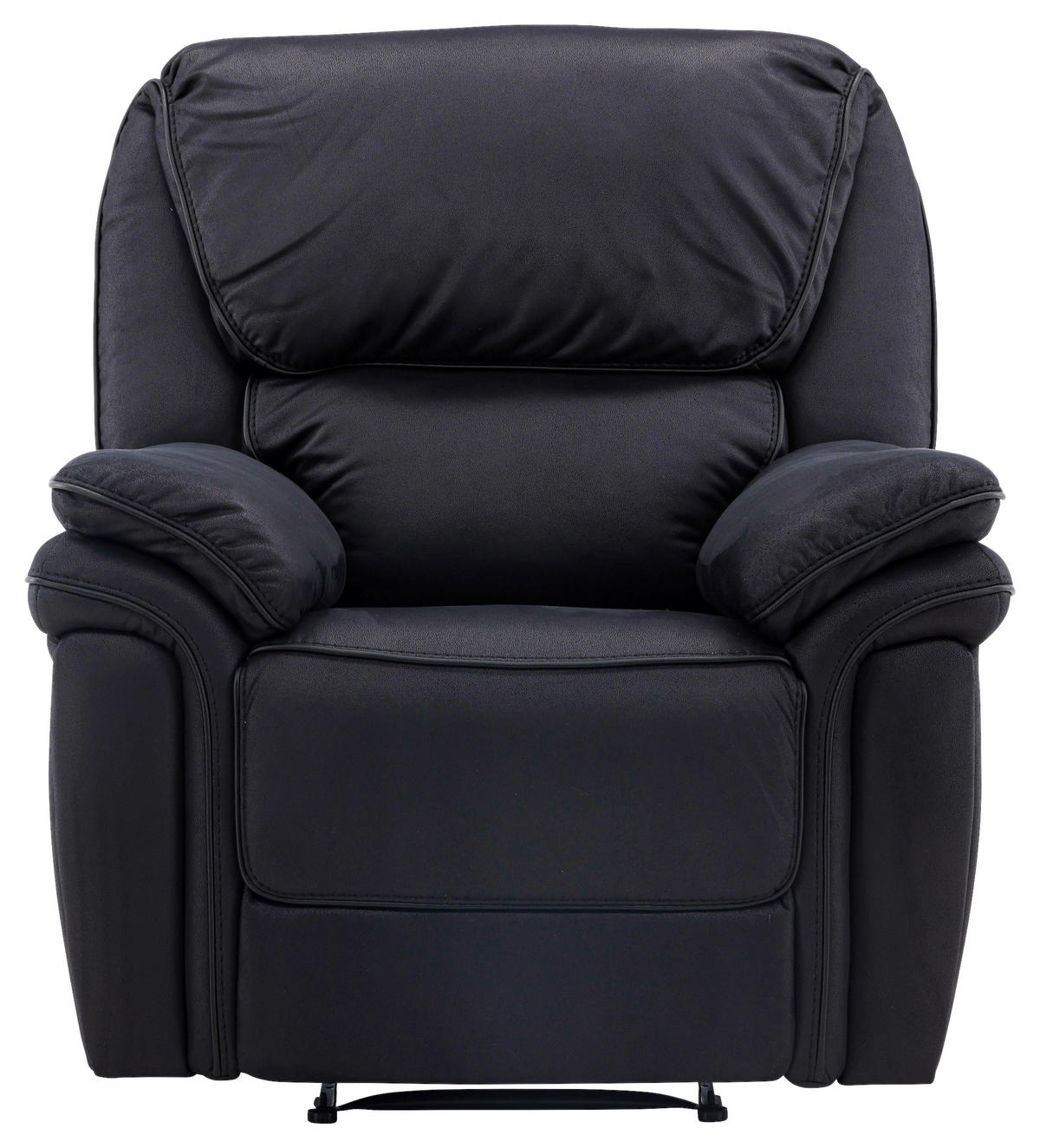 FERNSEHSESSEL  mit Schwarz  - Schwarz, Design, Kunststoff/Textil (104/103/99cm) - Livetastic