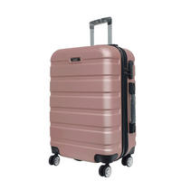 REISEKOFFER Hellgrau  - Hellgrau, LIFESTYLE, Kunststoff/Metall (48/77/29cm) - Novel