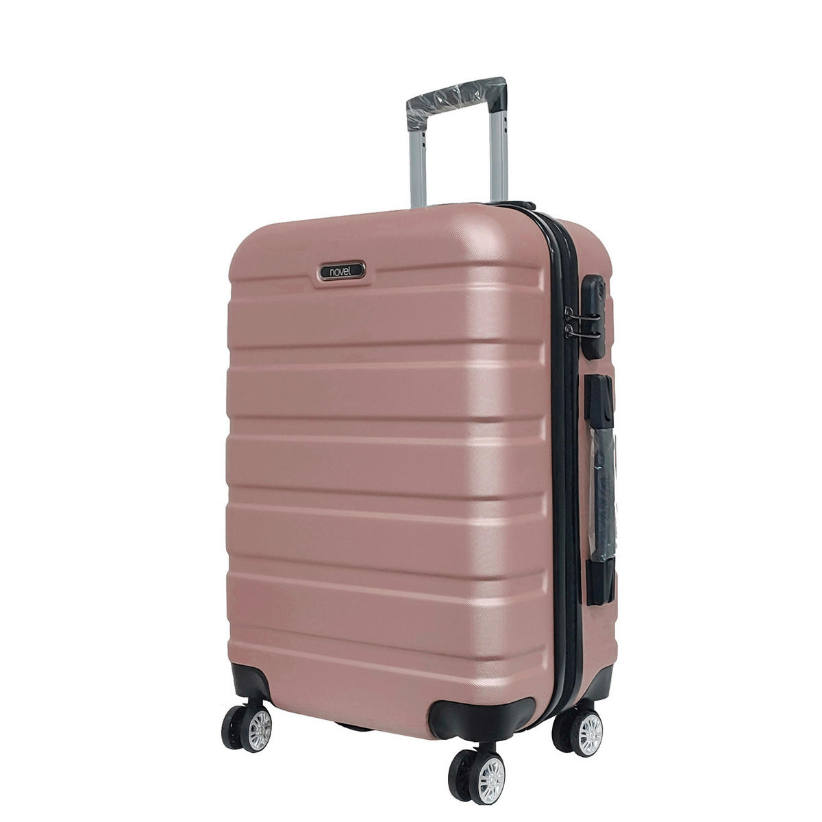 REISEKOFFER Hellgrau  - Hellgrau, LIFESTYLE, Kunststoff/Metall (48/77/29cm) - Novel