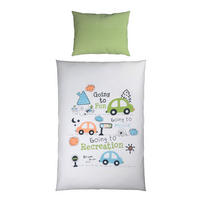 POSTELJNINA ZA DOJENČKE  Cars     100/135 cm         - zelena, Basics, tekstil (100/135cm) - Patinio