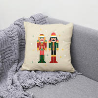 DÍSZPÁRNAHUZAT  - bézs, Basics, textil (45/45cm)