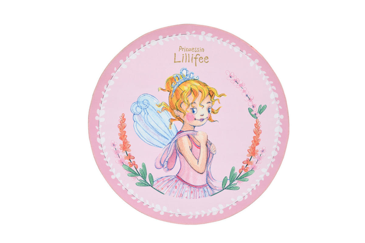 KINDERTEPPICH 100 cm Prinzessin Lillifee  - Hellrosa, Design, Textil (100cm)