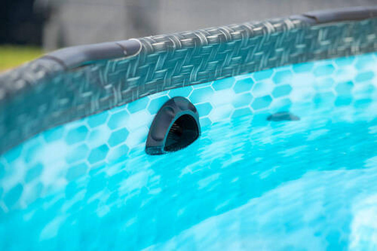 POOL PGP4A01648B 488/122 cm  - Grau, KONVENTIONELL, Kunststoff (488/122cm)