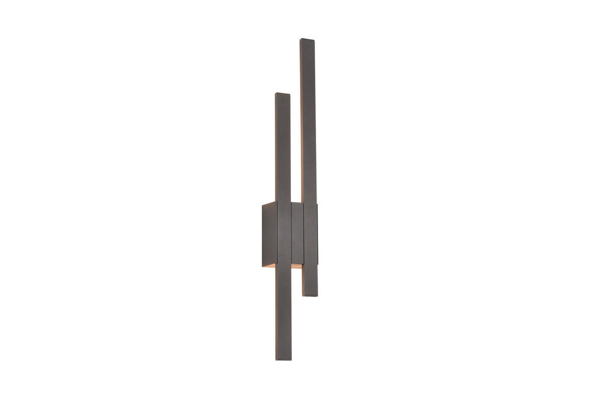 AUSSENWANDLEUCHTE TAWA 9/61,5/6,5 cm  - Anthrazit, Design, Metall (9/61,5/6,5cm) - Trio Leuchten