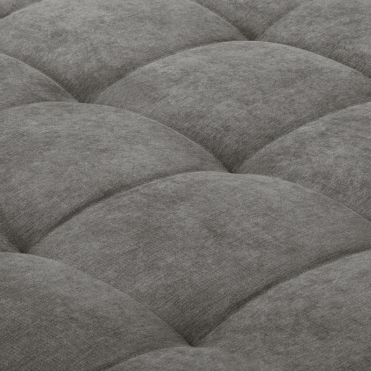 ECKSOFA Naomi Anthrazit Mikrofaser Rückenkissen  - Anthrazit/Schwarz, Design, Kunststoff/Textil (284/243cm) - P & B
