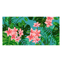 TEPPICH 70/140 cm Grün, Rosa, Pink  - Pink/Rosa, Kunststoff (70/140cm)