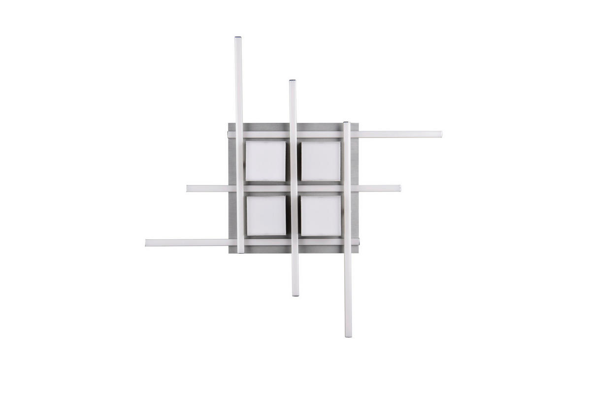 LED-DECKENLEUCHTE  70/11,5 cm    - Alufarben/Nickelfarben, Design, Metall (70/11,5cm) - Trio Leuchten