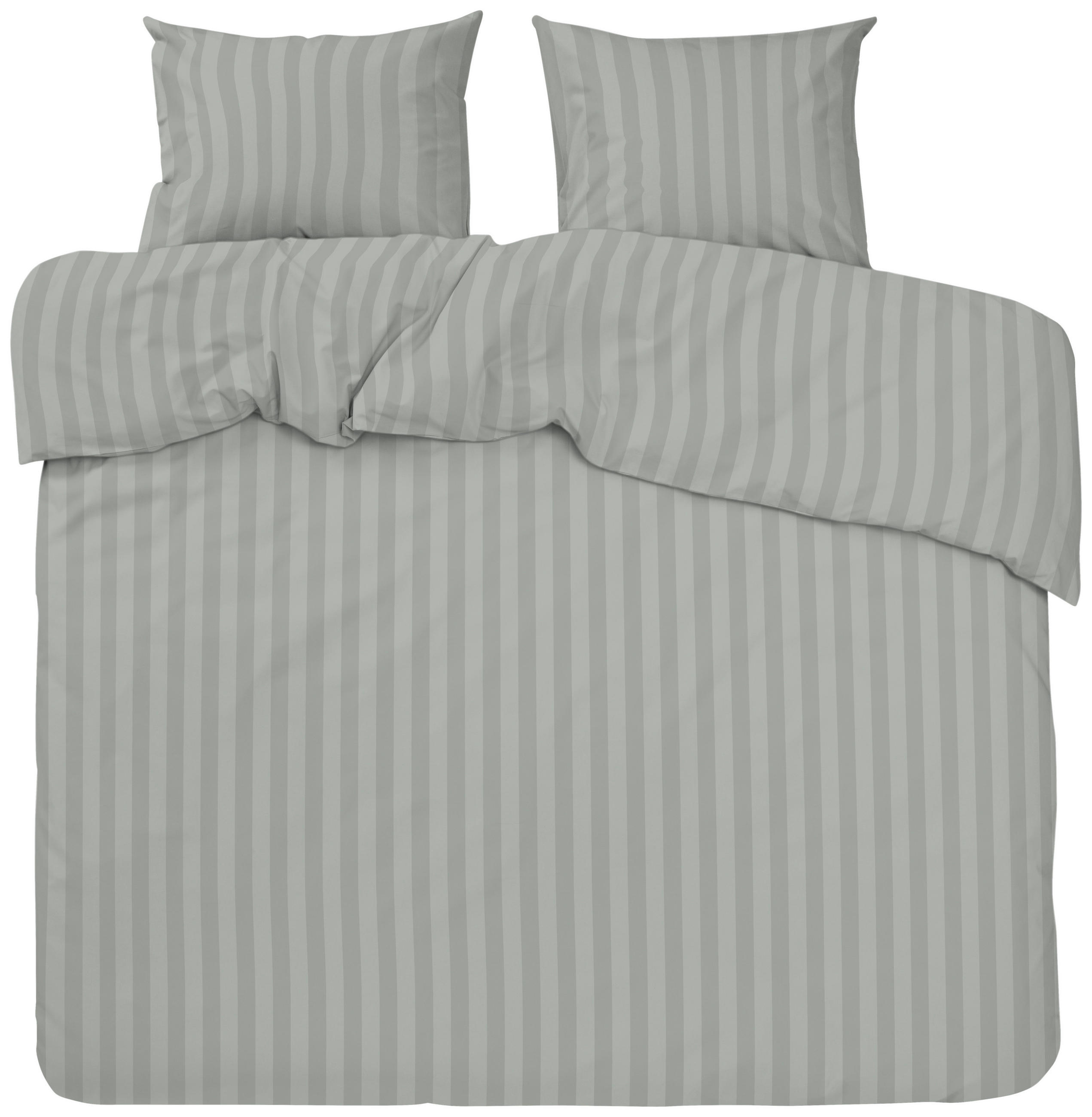 PÅSLAKANSET satin 220/210 cm  - grå, Basics, textil (220/210cm)