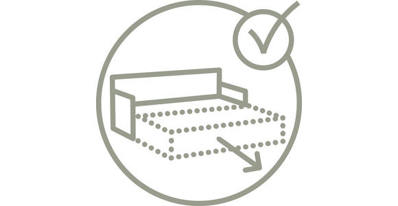 ECKSOFA  in Flachgewebe Hellgrau  - Hellgrau/Schwarz, MODERN, Kunststoff/Textil (182/237cm) - Carryhome