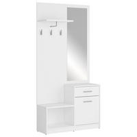 PREDSOBA bela - bela, Design, leseni material (90/185,5/30,5cm) - Livetastic