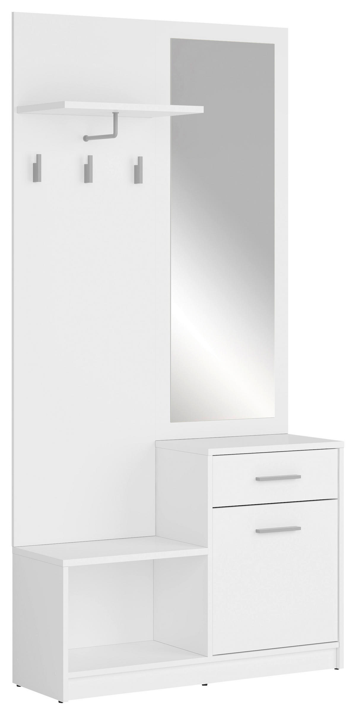 PREDSOBA bela - bela, Design, leseni material (90/185,5/30,5cm) - Livetastic