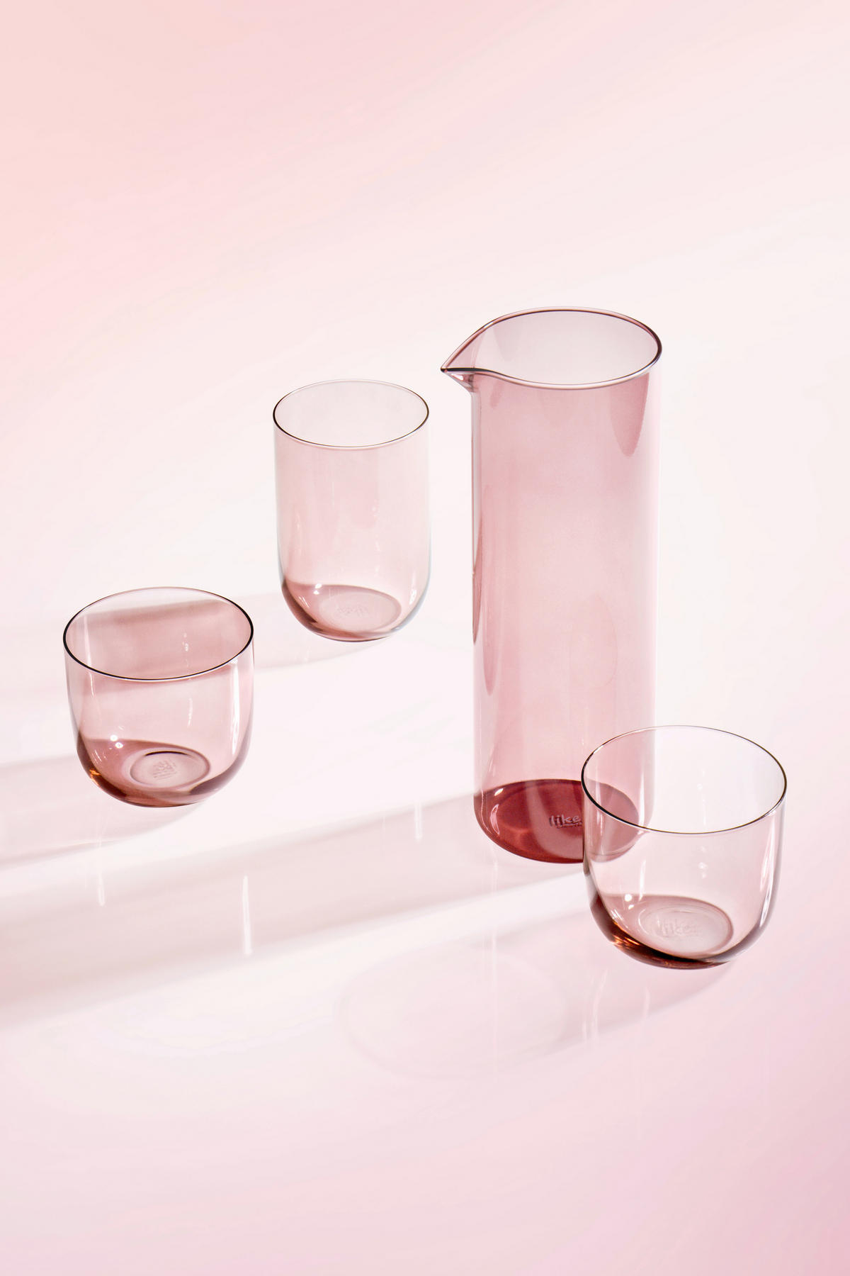 WASSERKARAFFE 1 L    - Beere, MODERN, Glas (9,2/8,5/24,7cm) - like.Villeroy & Boch