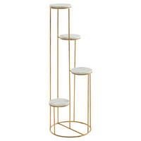 STOJALO ZA ROŽE - zlate barve, Design, kovina (37/108/37cm) - MID.YOU