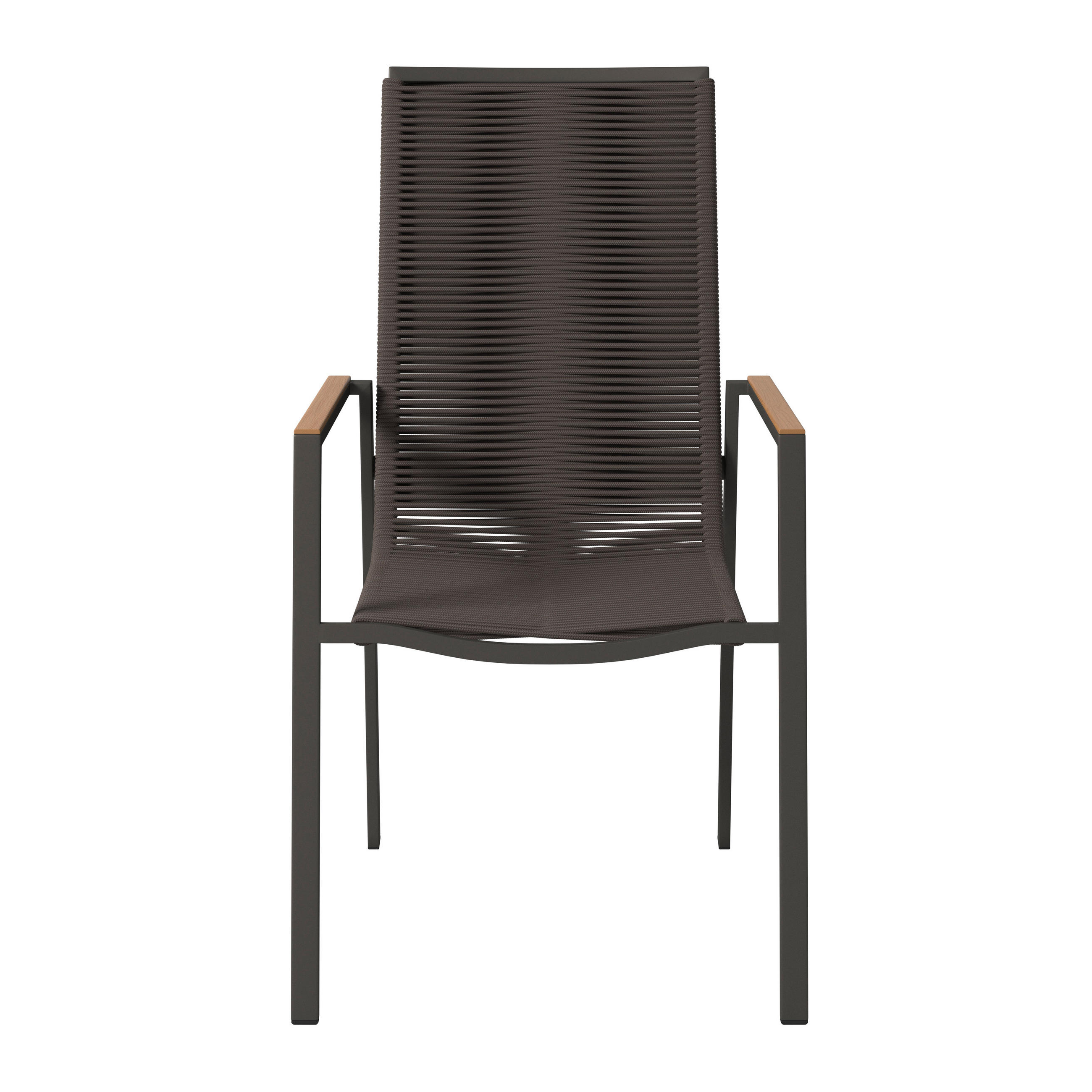 STAPELSESSEL in Holz, Metall, Textil Anthrazit, Dunkelgrau  - Dunkelgrau/Anthrazit, MODERN, Holz/Textil (56/103/65cm) - Amatio