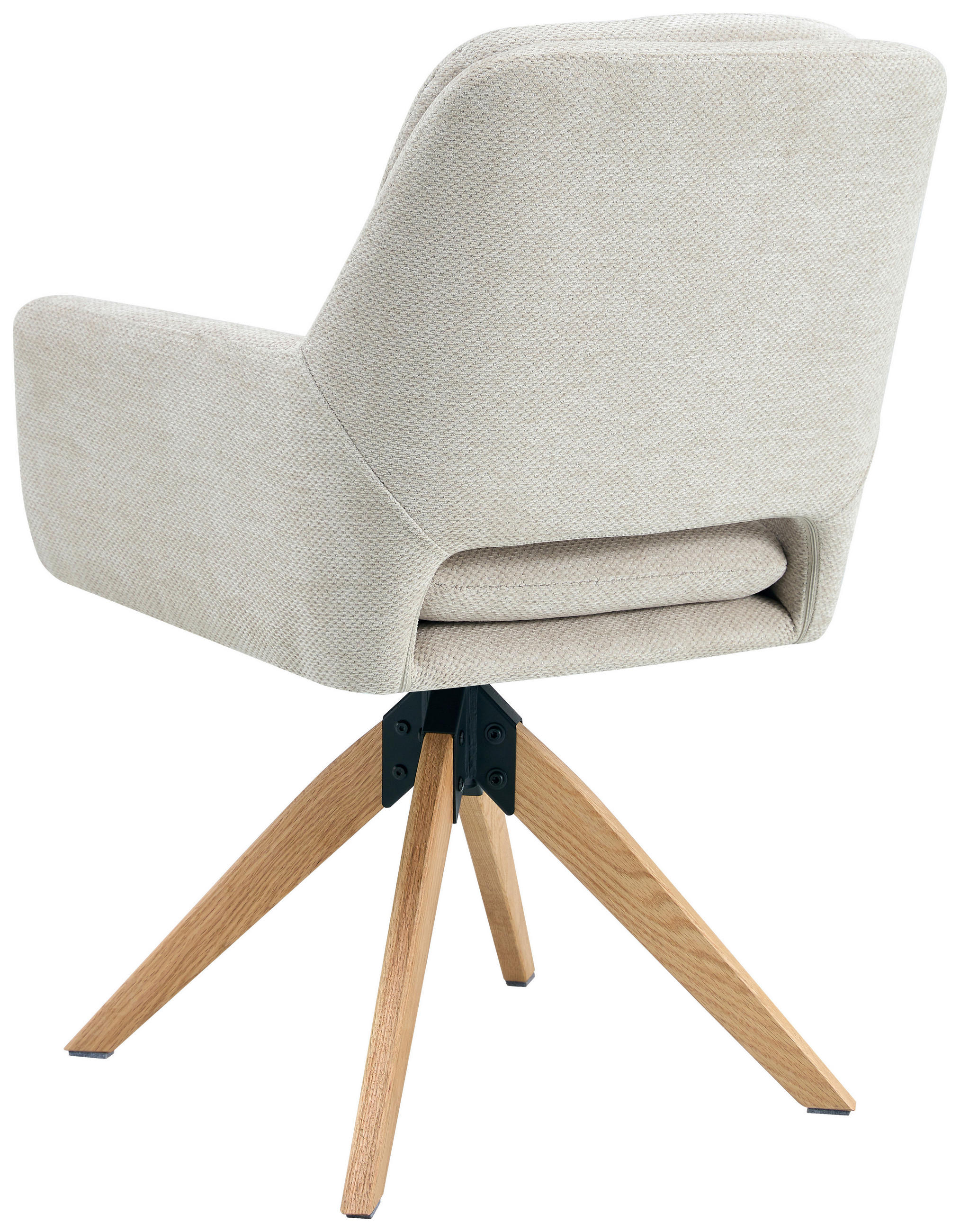 ARMLEHNSTUHL in Holz, Metall, Textil Beige  - Beige/Naturfarben, KONVENTIONELL, Holz/Textil (59/89/65cm) - Livetastic