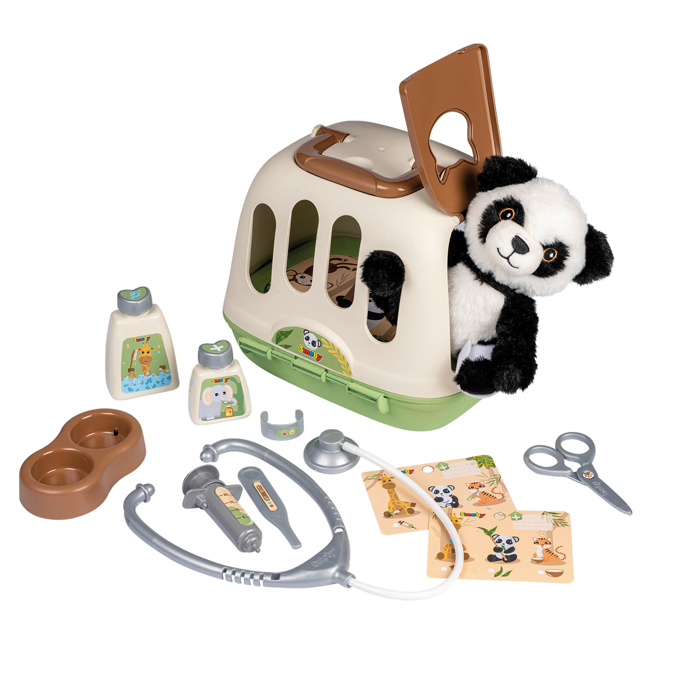 TIERSET - Multicolor, Basics, Kunststoff (19,30/26,40/19,30cm) - SMOBY