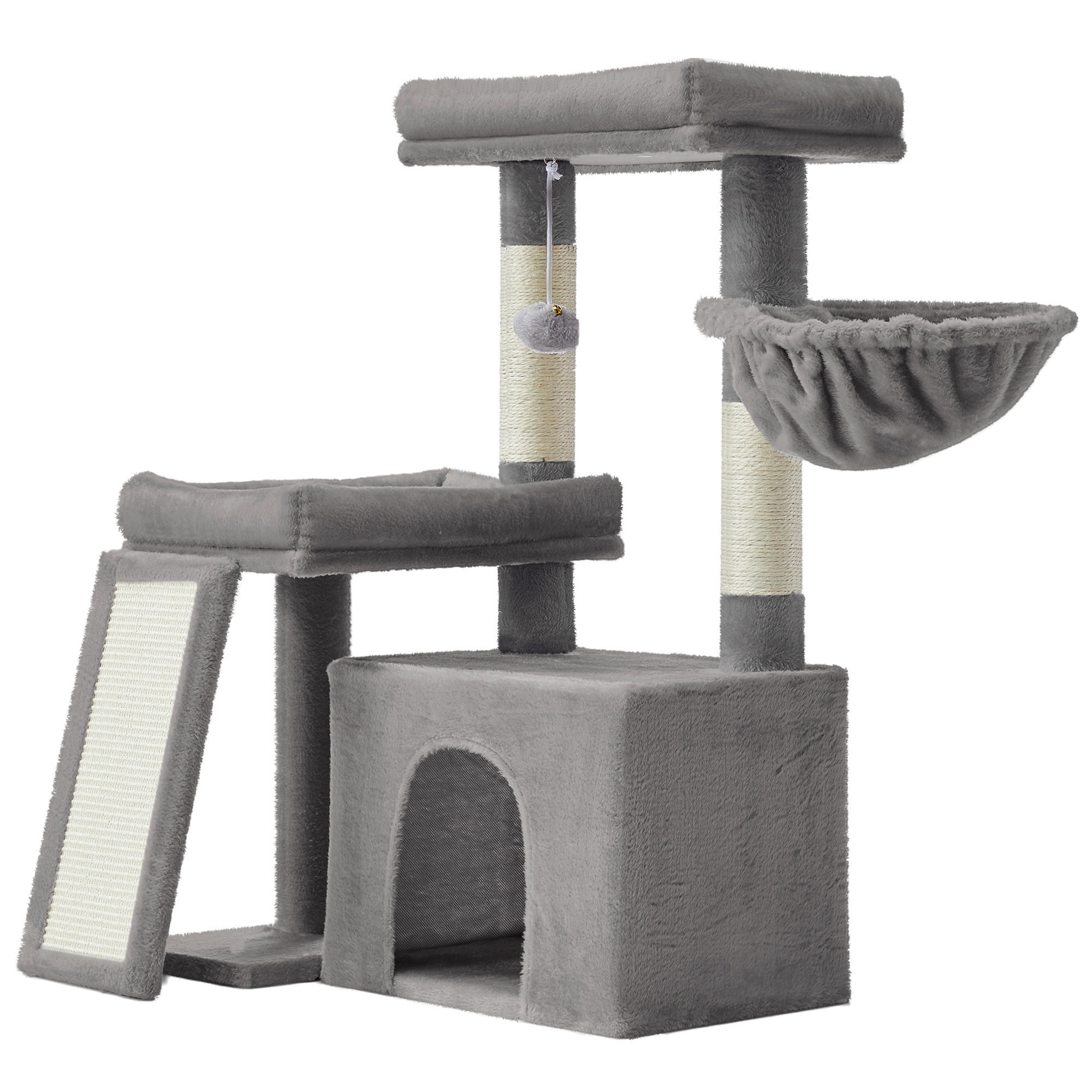 KRATZBAUM - Grau, Trend, Papier/Holzwerkstoff (92,5/85,8/58,9cm) - Boxxx
