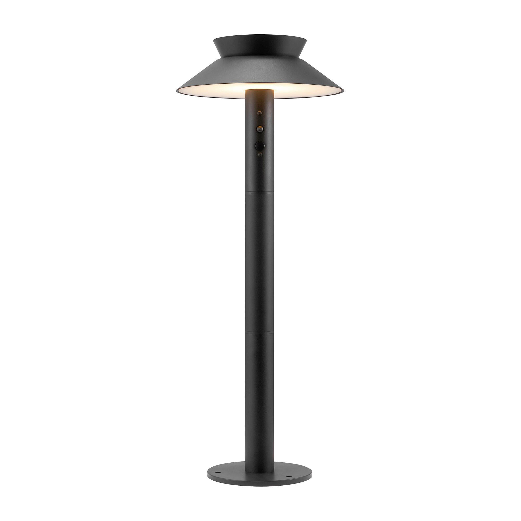 SOCKELLEUCHTE Justina 23/60 cm  - Schwarz, Design, Metall (23/60cm) - Nordlux