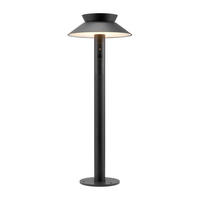SOCKELLEUCHTE Justina 23/60 cm  - Schwarz, Design, Metall (23/60cm) - Nordlux