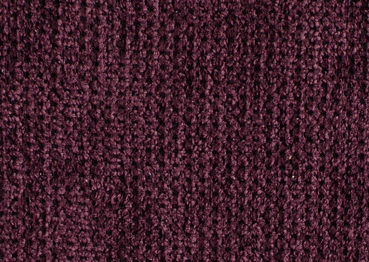 ECKSOFA in Chenille Aubergine  - Chromfarben/Aubergine, Design, Textil/Metall (260/310cm) - Beldomo Speed