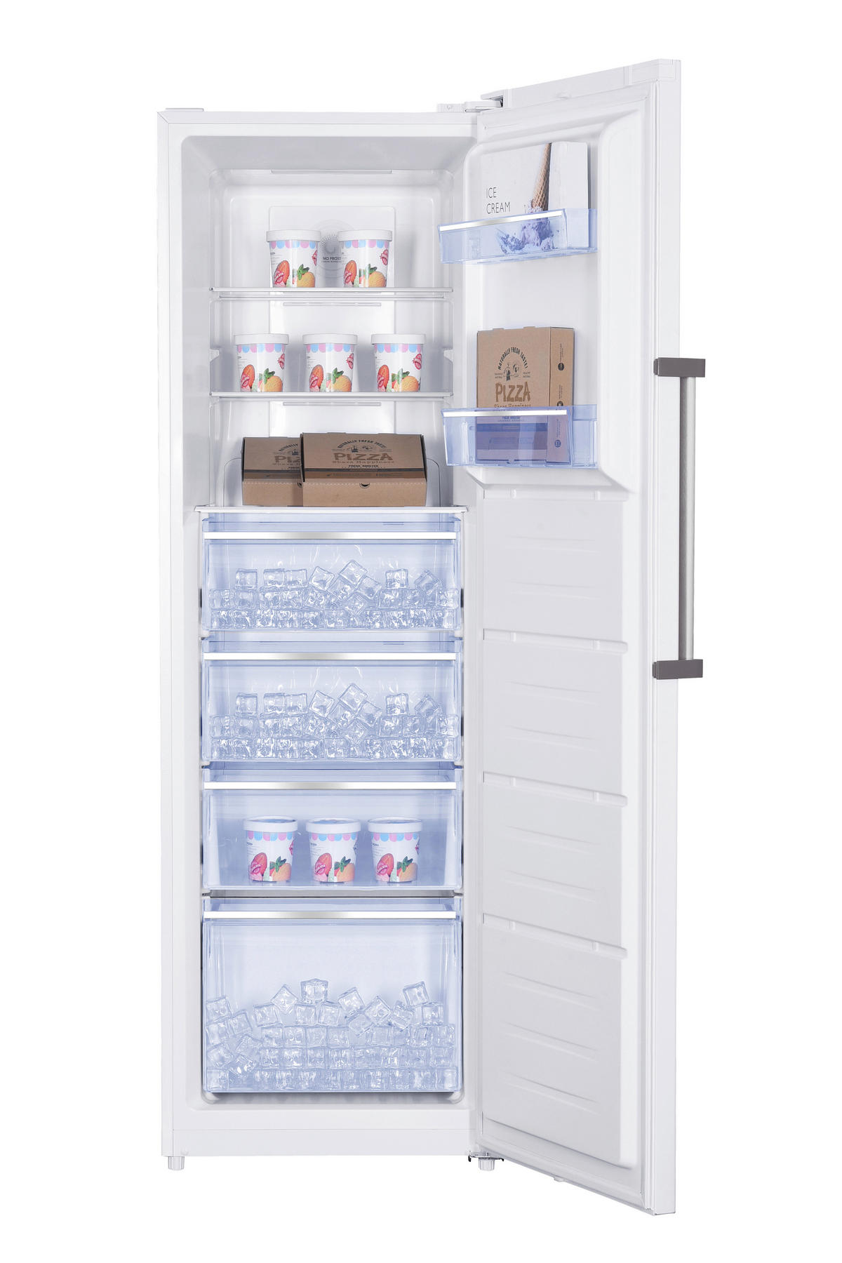 GEFRIERSCHRANK GN 2622  - Weiß, Basics, Metall (60/185/65cm) - Nabo