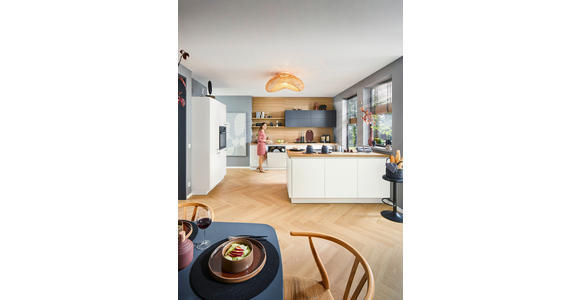 EINBAUKÜCHE - Weiß, Design, Holzwerkstoff - Dieter Knoll
