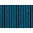 SCHLAFSOFA Cord Blau  - Blau/Buchefarben, KONVENTIONELL, Holz/Textil (200/75/85cm) - Carryhome
