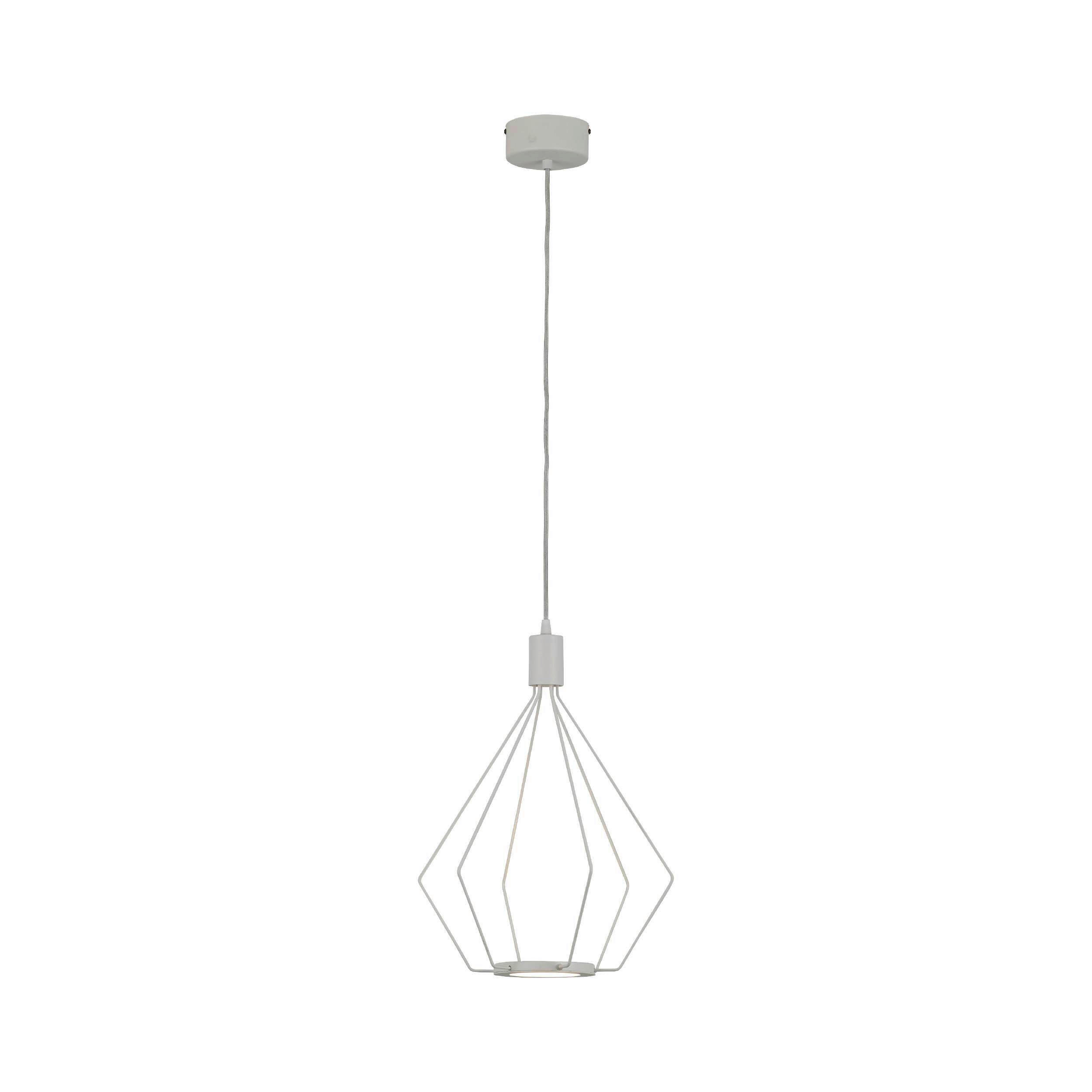 HÄNGELEUCHTE 30,5/150 cm   - Weiß, KONVENTIONELL, Kunststoff/Metall (30,5/150cm) - Eglo