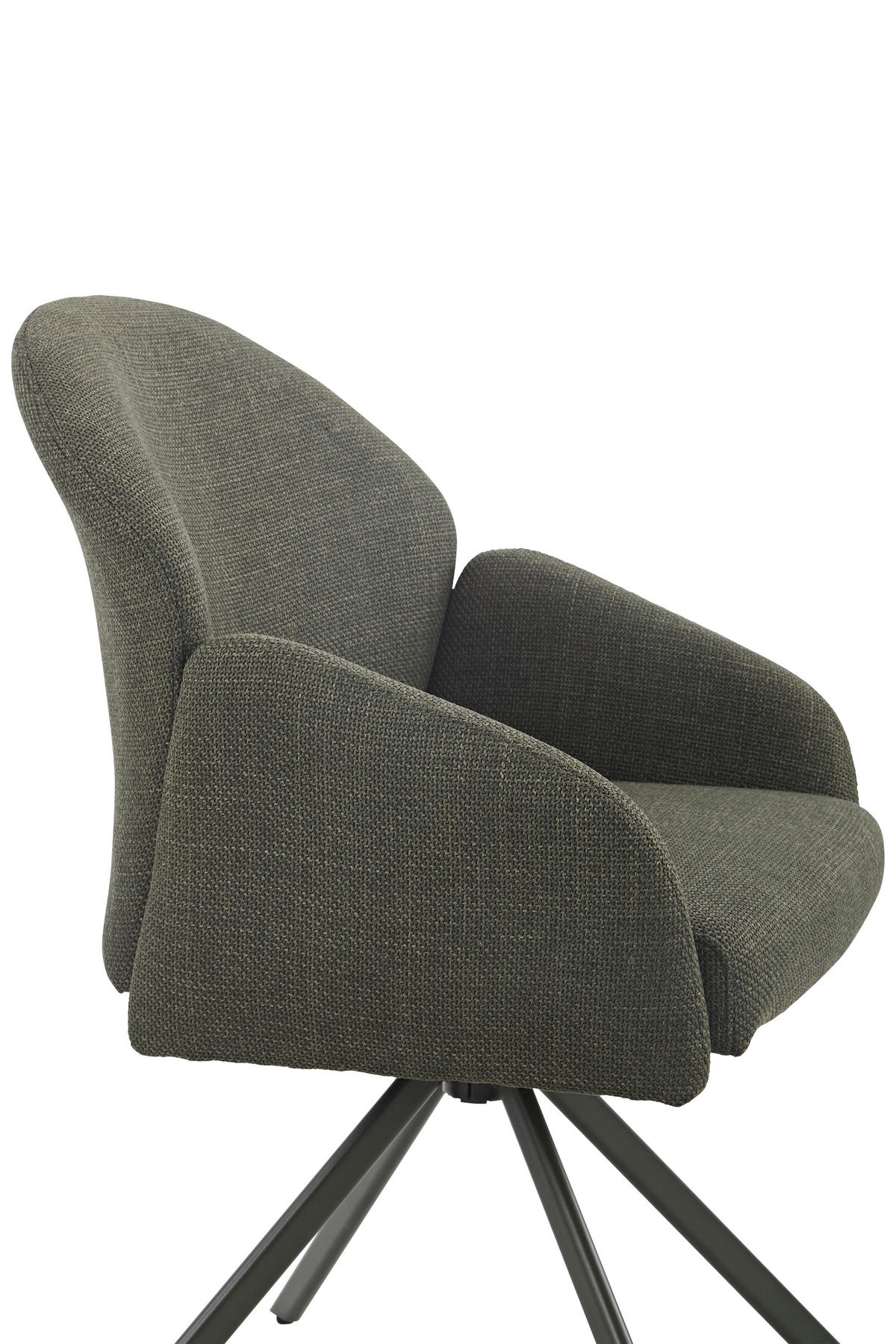 ARMLEHNSTUHL-SET 2 Stück  in Webstoff  - Grün, MODERN, Textil (56,5/84/61cm) - MID.YOU