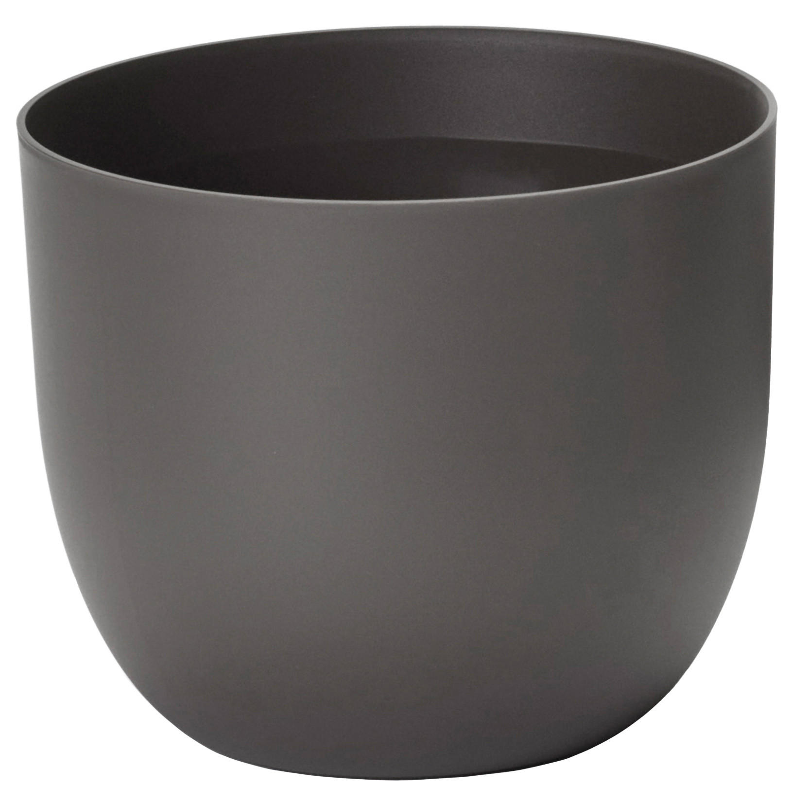 Übertopf Anthrazit D: 40 cm Rund