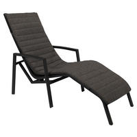 GARTENLIEGE  - Anthrazit, Basics, Textil/Metall (180/55/69cm) - Tierra Outdoor