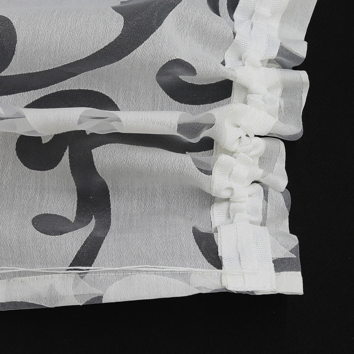 FERTIGVORHANG  transparent  140/225 cm   - Weiß Hochglanz, Basics, Textil (140/225cm) - Joyswahl