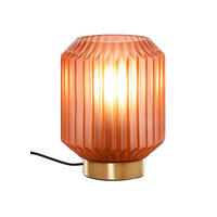 TISCHLEUCHTE Clancy 12,5/17/12,5 cm  - Pink, Design, Glas (12,5/17/12,5cm)