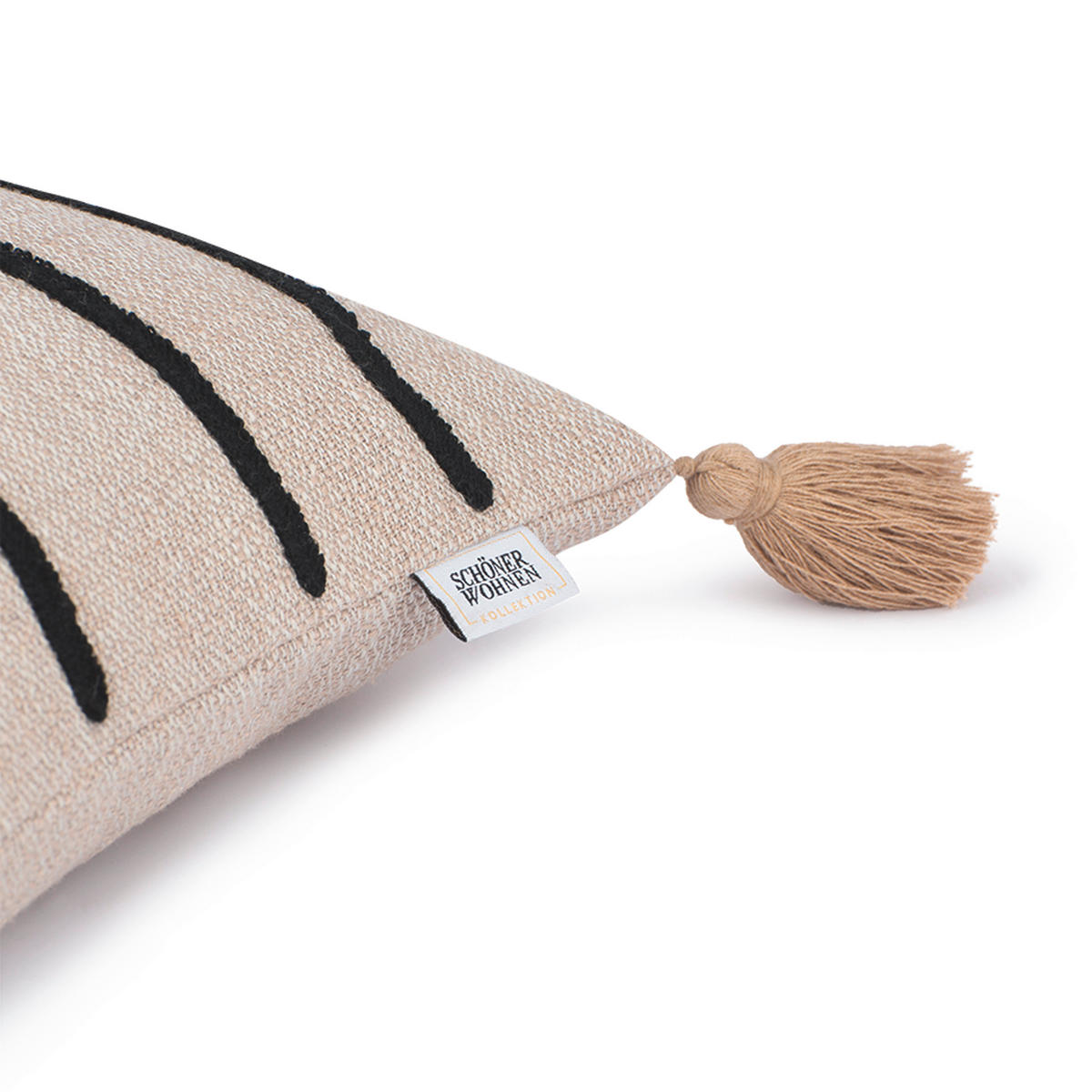 KISSENHÜLLE SW-BOHO 38/58 cm  - Sandfarben/Greige, Basics, Textil (38/58cm) - Schöner Wohnen