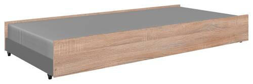 BETTKASTEN Weiß, Eichefarben  - Eichefarben/Weiß, KONVENTIONELL, Holzwerkstoff (94/27/199cm) - Carryhome