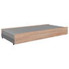 BETTKASTEN  in Weiss, Eichefarben  - Weiss/Eichefarben, Konventionell, Holzwerkstoff (94/27/199cm) - Carryhome