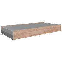 BETTKASTEN  in Weiss, Eichefarben  - Weiss/Eichefarben, Konventionell, Holzwerkstoff (94/27/199cm) - Carryhome