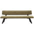 SITZBANK 130/85/58 cm in Olivgrün, Schwarz - Schwarz/Olivgrün, Design, Textil/Metall (130/85/58cm) - Dieter Knoll SITZBANK 130/85/58 cm in Olivgrün, Schwarz - Schwarz/Olivgrün, Design, Textil/Metall (130/85/58cm) - Dieter Knoll