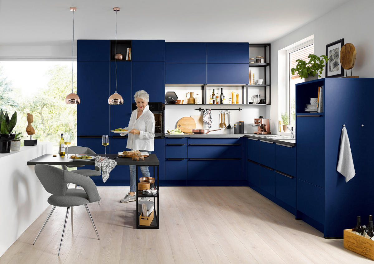 EINBAUKÜCHE   - Design, Holzwerkstoff - Novel