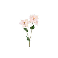 KUNSTBLUME - Rosa/Grün, LIFESTYLE, Kunststoff/Textil (63cm)
