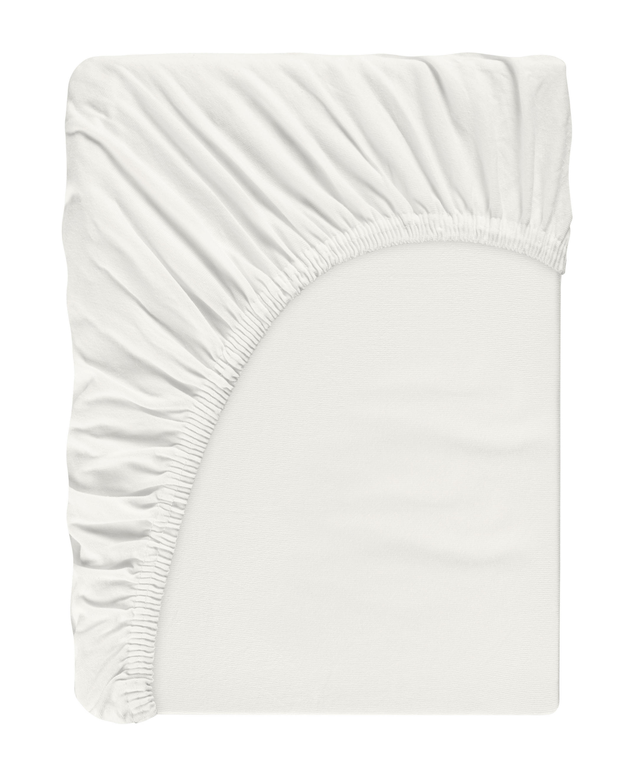 ELASTICKÉ PROSTĚRADLO, bílá, 100/200 cm - bílá, Basics, textil (100/200cm) - Esposa